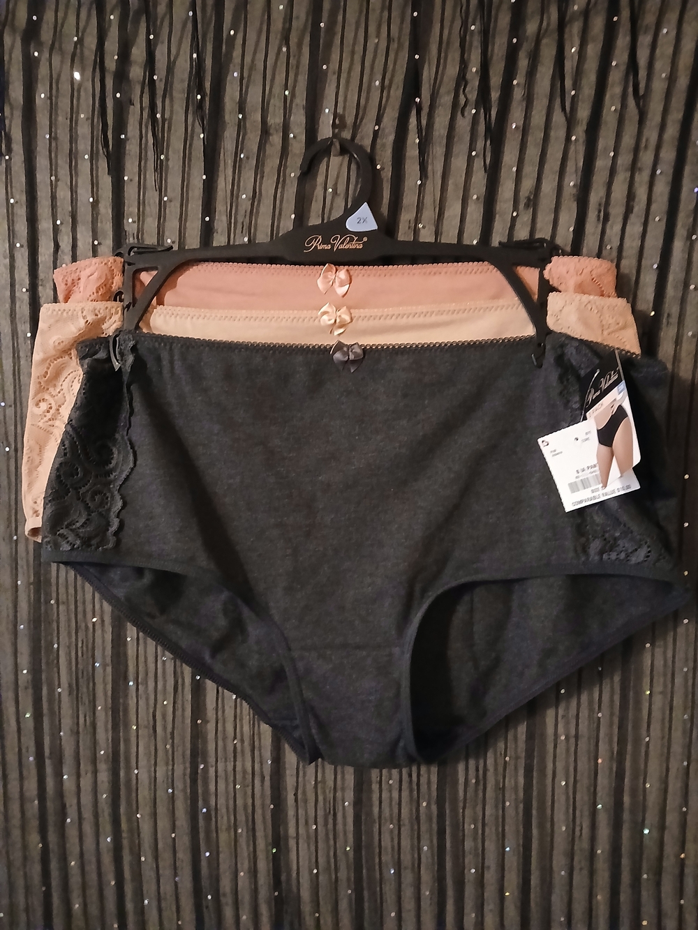 NWT 3-Pack Lace Trim Briefs